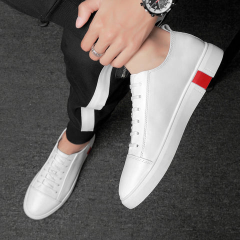 Cowhide Men's Shoes Trend, Men's Cowhide British Single Shoes, Trendy Shoes