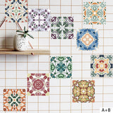 New Product Waterproof Painting Tile Sticker Oil-Proof Kitchen DIY Splicing Creative Tile Cross-Border Wall Sticker