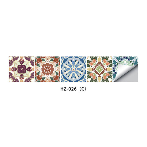 New Product Waterproof Painting Tile Sticker Oil-Proof Kitchen DIY Splicing Creative Tile Cross-Border Wall Sticker