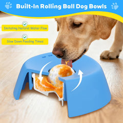 Pet Slow Feeder Non-Slip Spherical Dog Licking Bowl