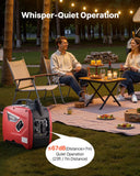 Inverter Generator, 2900W Peak Watt Quiet Inverter Generator, Portable Inverters Generators For Home Use, Gas Powered, Compact And Lightweight Design - Stable Power, CO Sensor, Long Run Time