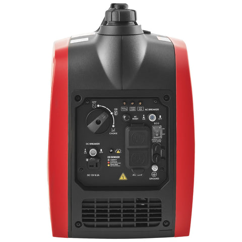 Inverter Generator, 2900W Peak Watt Quiet Inverter Generator, Portable Inverters Generators For Home Use, Gas Powered, Compact And Lightweight Design - Stable Power, CO Sensor, Long Run Time