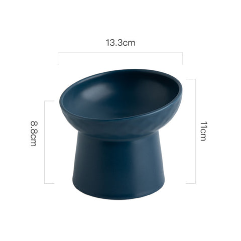 Fashion Oblique Cat Bowl Pet Bowl