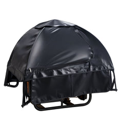 Generator Cover, 36 X 26 X 26 Inch Waterproof Universal Generator Cover For Most Generators 70-108 Inches Perimeter, Portable Generator Running Cover With Heavy Duty Thicken Oxford Fabric, Black